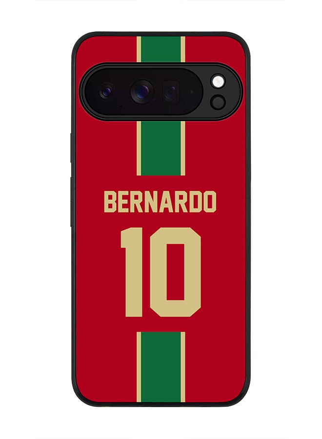 For Google Pixel 10 Pro XL Case,Slim fit Camera Protection, Shockproof Thin Phone cover  - Football - Portugal,  Bernardo